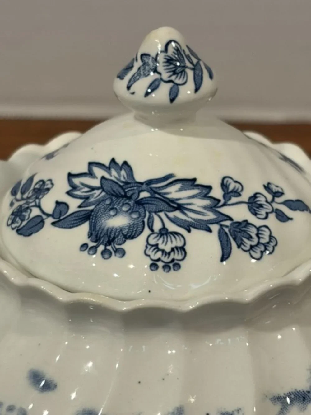 Johnson Brothers Tulip Time Windmill Creamer and Sugar Bowl